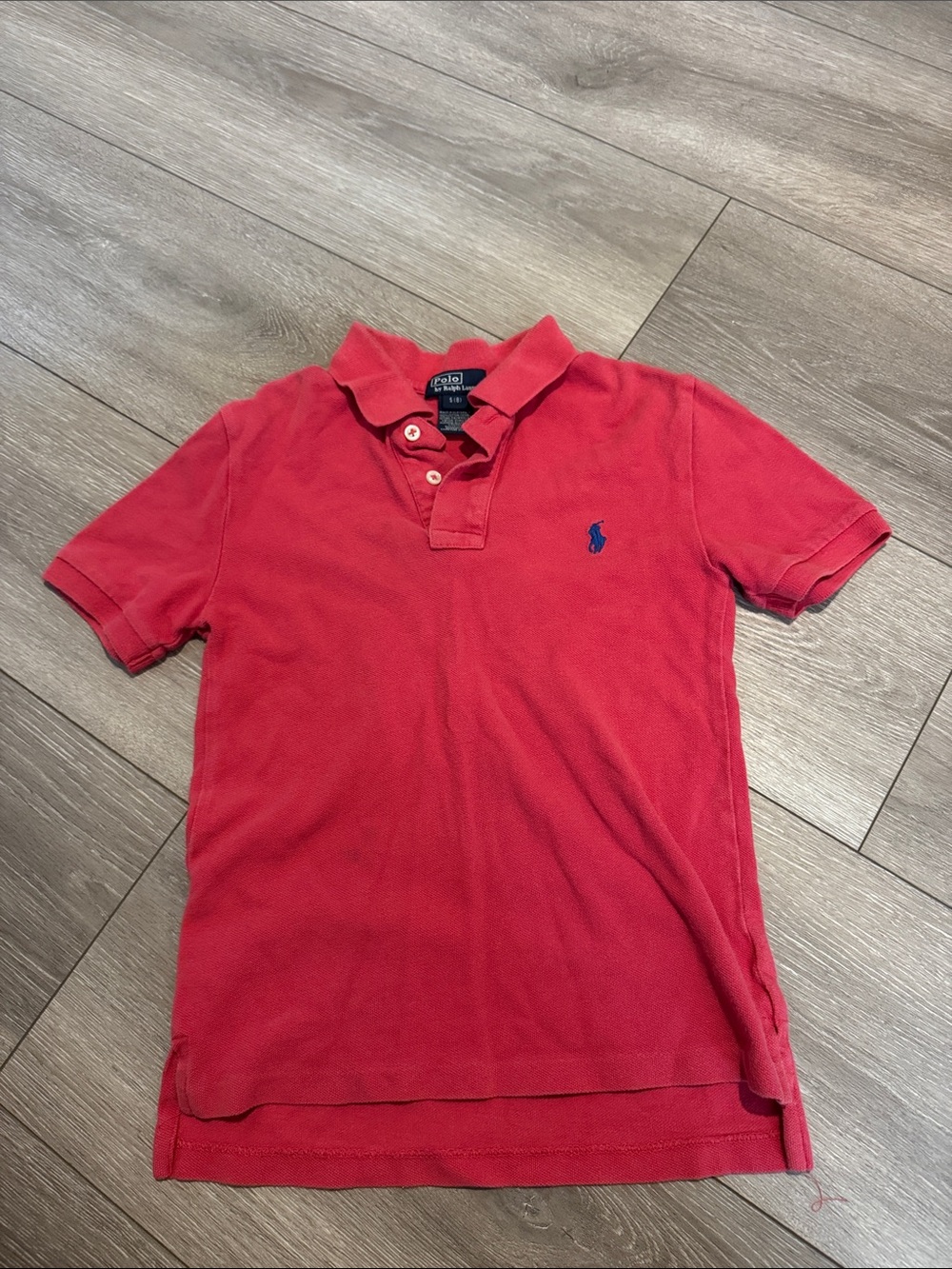 Ralph Lauren Red Polo with Navy Pony
